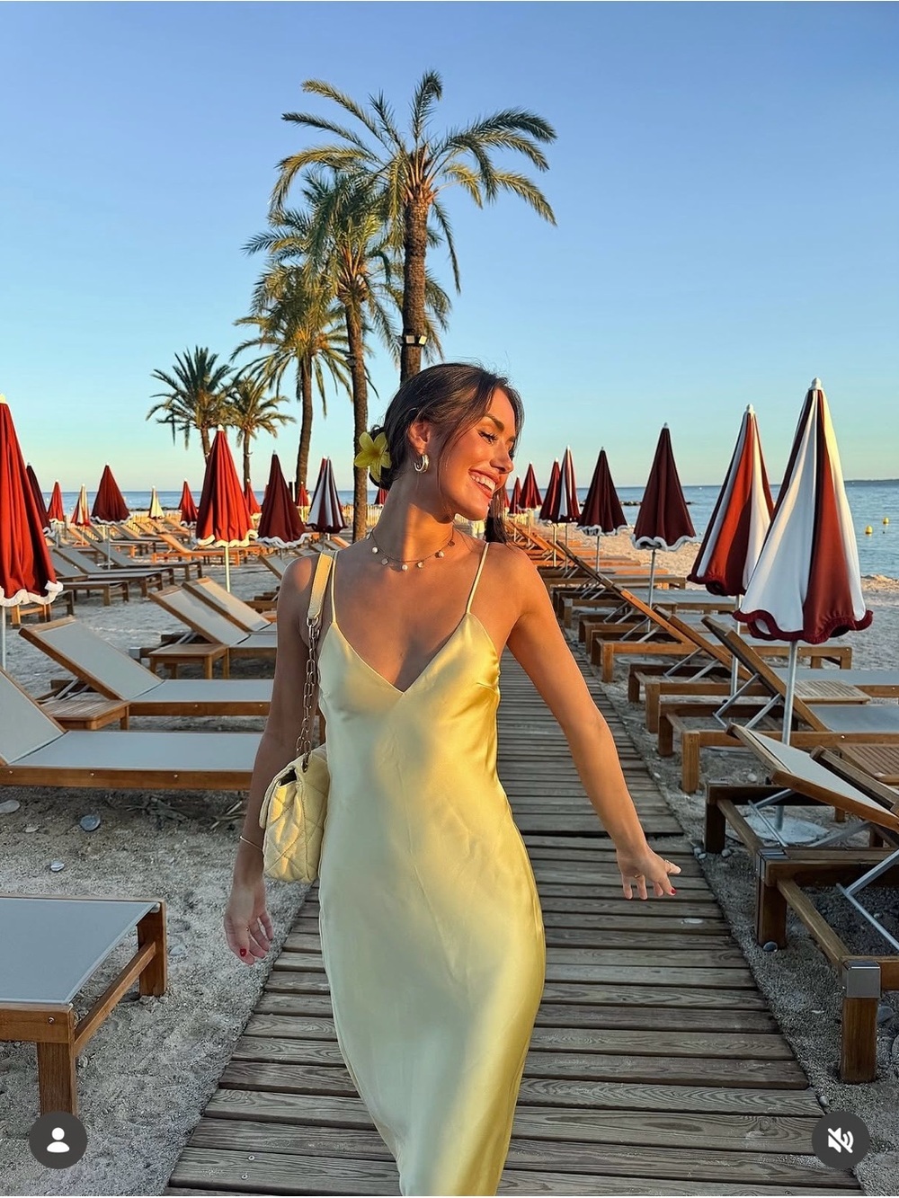 Zara maxi dress flowy butter yellow satin effect wedding evening party - Picture 4 of 16